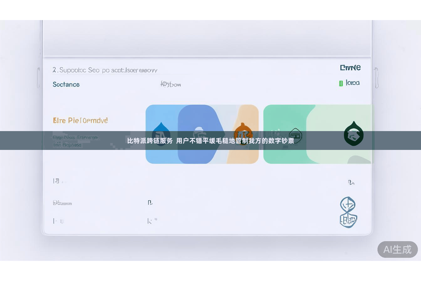 比特派跨链服务 用户不错平缓毛糙地管制我方的数字钞票