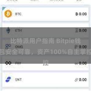 比特派用户指南 Bitpie钱包安全可靠，资产100%自主掌控