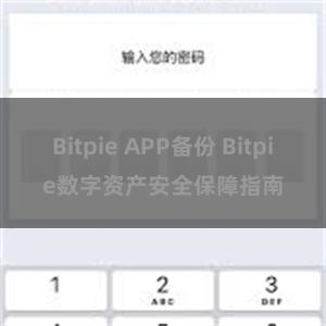 Bitpie APP备份 Bitpie数字资产安全保障指南