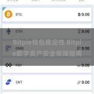 Bitpie钱包稳定性 Bitpie数字资产安全保障指南