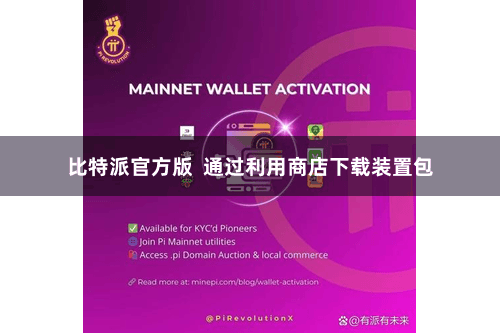 比特派官方版  通过利用商店下载装置包